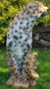 3D Tiere - Franzbogen, sitzender Gepard